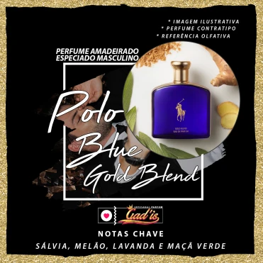 Perfume Similar Gadis 910 Inspirado em Polo Blue Gold Blend Contratipo